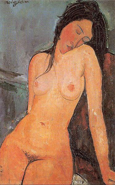 Amedeo Modigliani Sitzender weiblicher Akt China oil painting art